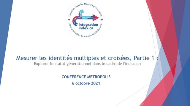 Mesurer les identités multiples et croisées — Partie 1 : Statut générationnel